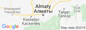 Almaty map